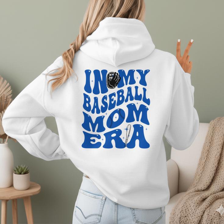 In My Baseball Mom Ear Blue Women Hoodie Back Print In My Baseball Mom Ear Blue Women Hoodie Back Print