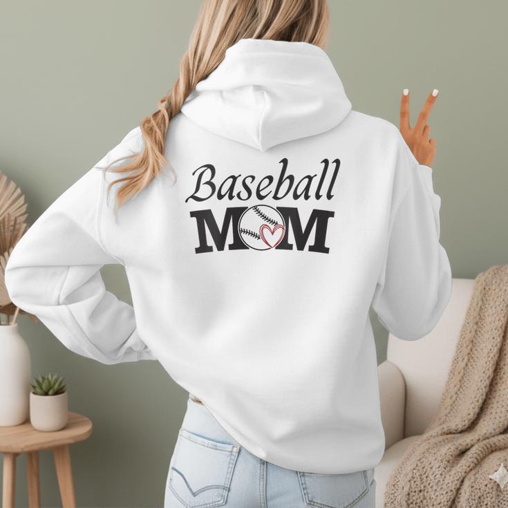 Baseball Mom Mother`s Day Women Hoodie Back Print