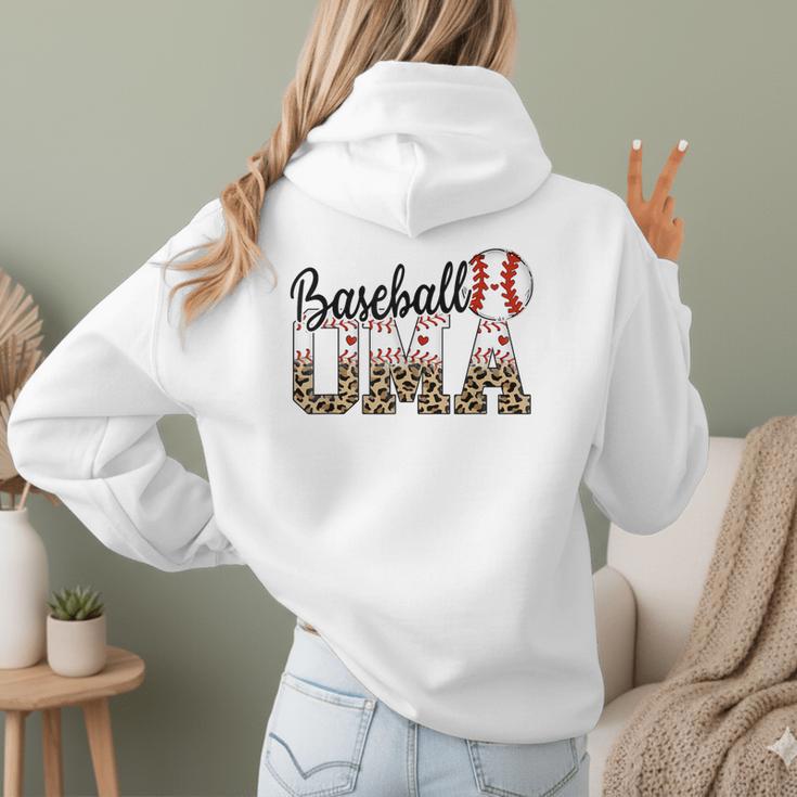 Baseball Oma Women BallPark Oma Baseball Mom Mother's Day Women Hoodie Back Print Baseball Oma Women BallPark Oma Baseball Mom Mother's Day Women Hoodie Back Print