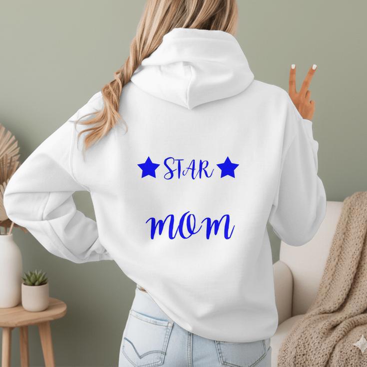 BASEBALL STAR MOM Sporty Design For Proud Baseball Moms Women Hoodie Back Print BASEBALL STAR MOM Sporty Design For Proud Baseball Moms Women Hoodie Back Print