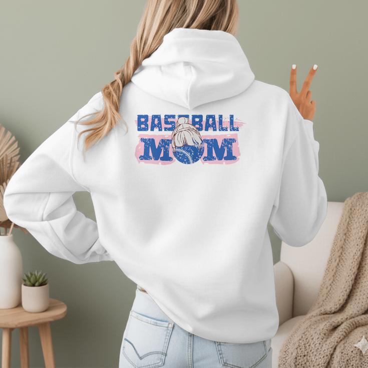 Cool Baseball Mom Mother's Day Mama Woman Cute Women Hoodie Back Print
