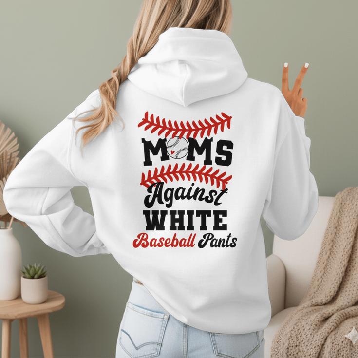 Moms Against Baseball Pants Baseball Mom Joke Women Hoodie Back Print Moms Against Baseball Pants Baseball Mom Joke Women Hoodie Back Print