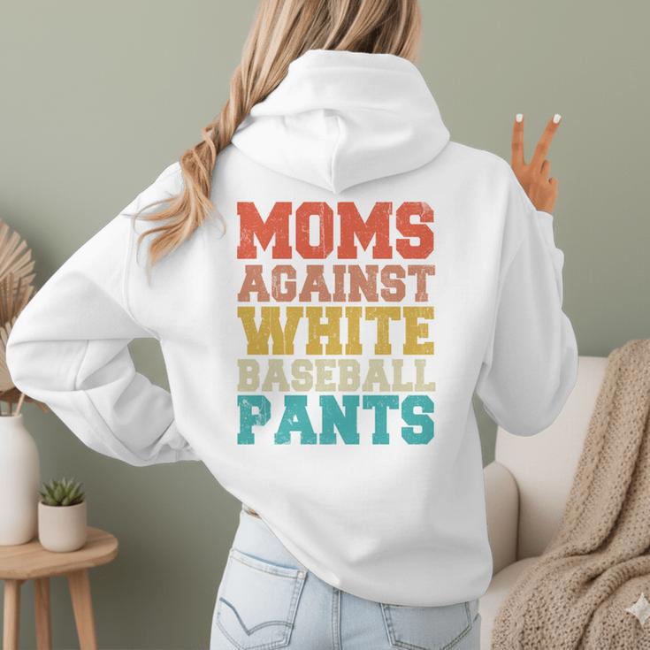 Moms Against Baseball Pants Baseball Mom Mother Women Hoodie Back Print Moms Against Baseball Pants Baseball Mom Mother Women Hoodie Back Print
