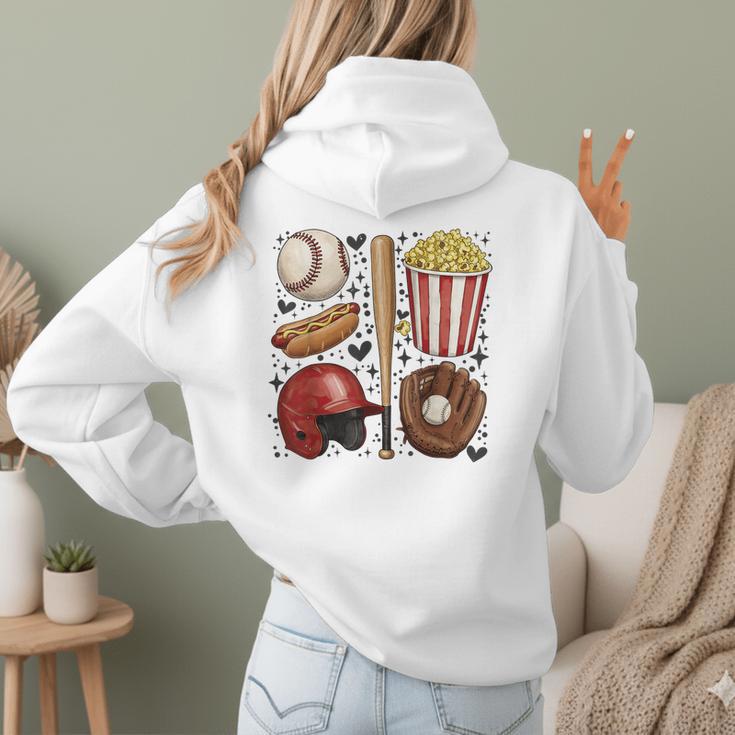 Tis The Season Baseball Mom Game Day Cheering Sports Lover Women Hoodie Back Print Tis The Season Baseball Mom Game Day Cheering Sports Lover Women Hoodie Back Print