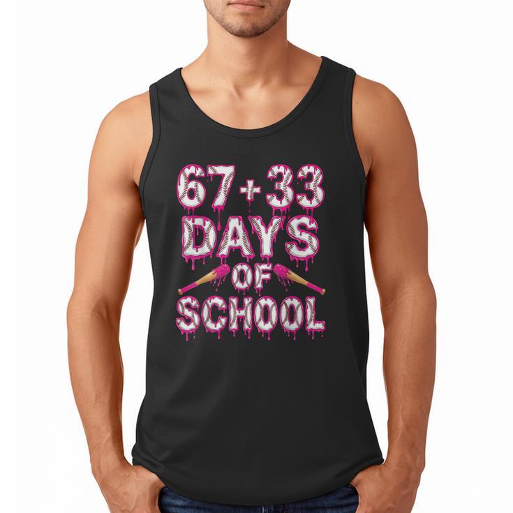 100 Days Of School Baseball Boys Six Seven Drip 100th Day Men Tank Top