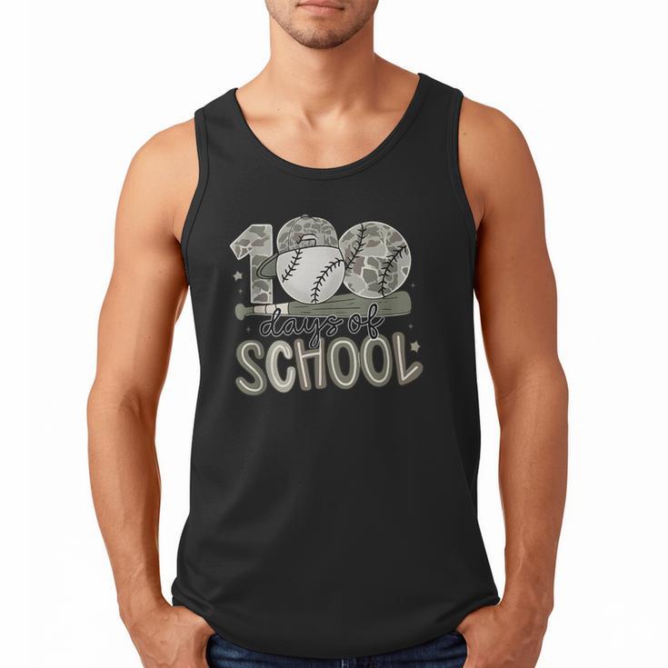 100 Days Of School Baseball Cap Boy School Teacher Men Tank Top