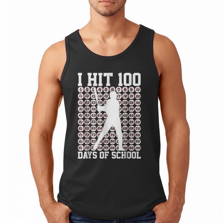 100 Days Of School Boys Kids 100th Day Balls For Baseball Men Tank Top