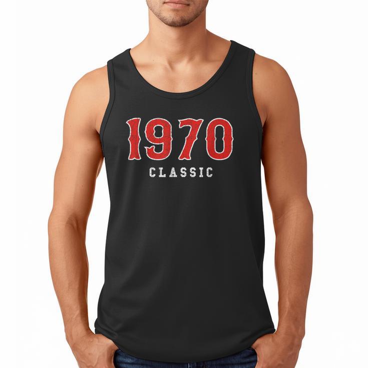 55 Year Old 1970 Classic Baseball Fan 55th Birthday Men Tank Top