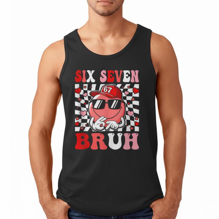 6 7 Bruh Six Seven Valentine Heart Baseball Men Tank Top