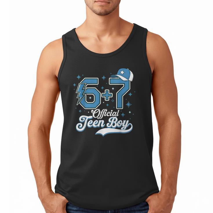 6 7 Meme Official Teenager 13th Birthday Baseball Boy Men Tank Top