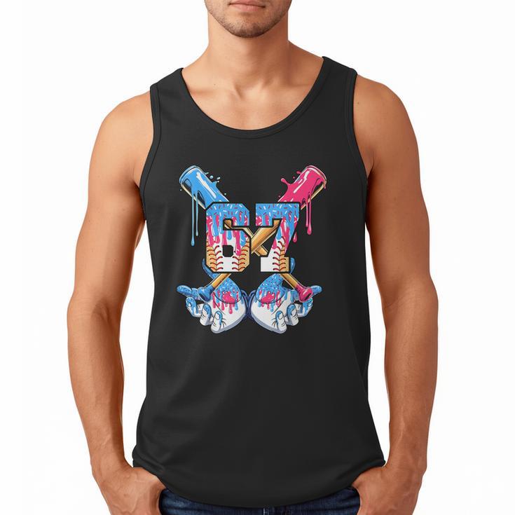 67 Baseball Drip Birthday Boy For Men Boys Kids Youth Men Tank Top