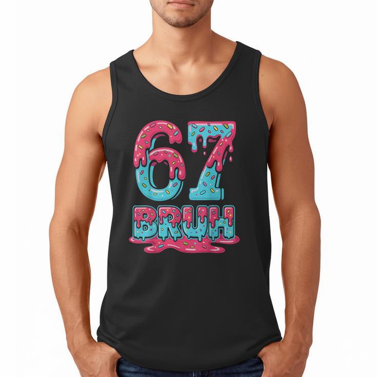 67 Ice Cream Drip Baseball For Men Women Kids Men Tank Top