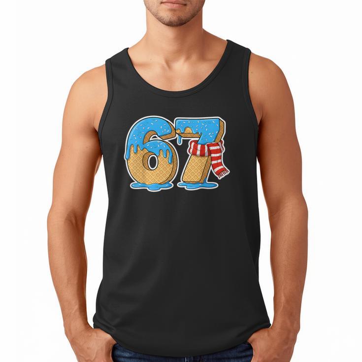 67 Ice Cream Drip Six Seven Baseball Drip 67 Boys Meme Men Tank Top