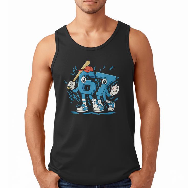 67 Six Seven 6-7 Italian Brainrot Kids Baseball Men Tank Top