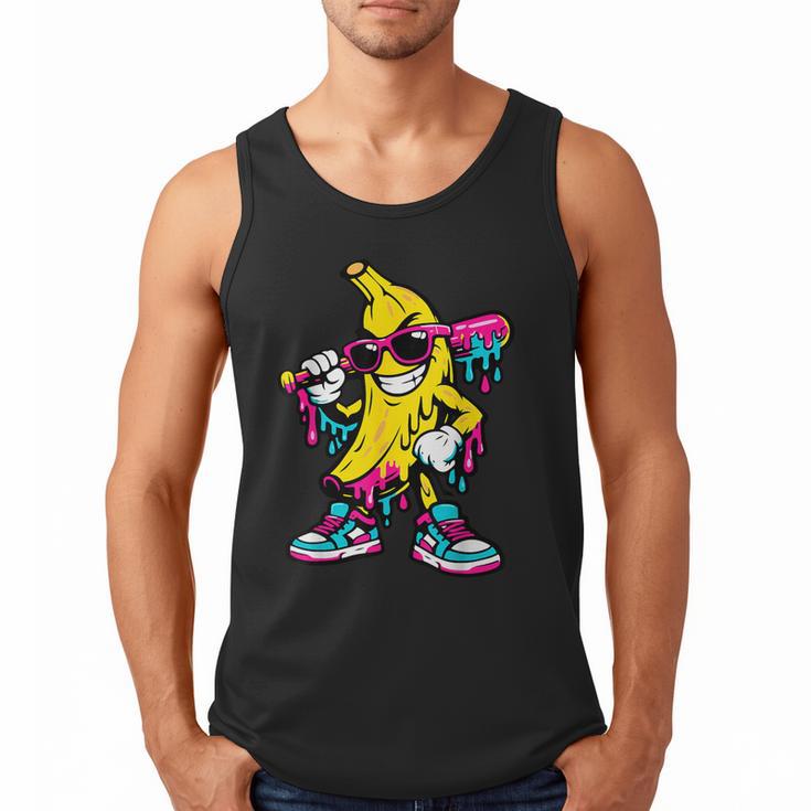 Banana Baseball Drip Men Tank Top