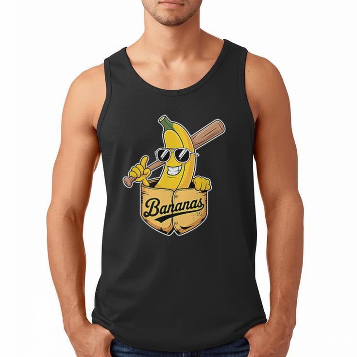Banana Baseball Fruit Men Tank Top