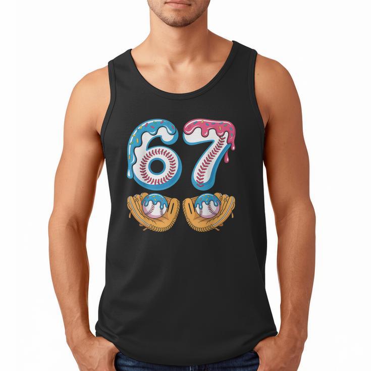 Baseball 67 Ice Cream Drip 67 Meme Player T-Shirt Men Tank Top