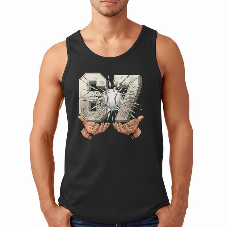 Baseball 67 Six Seven Gen Alpha Meme Men Tank Top