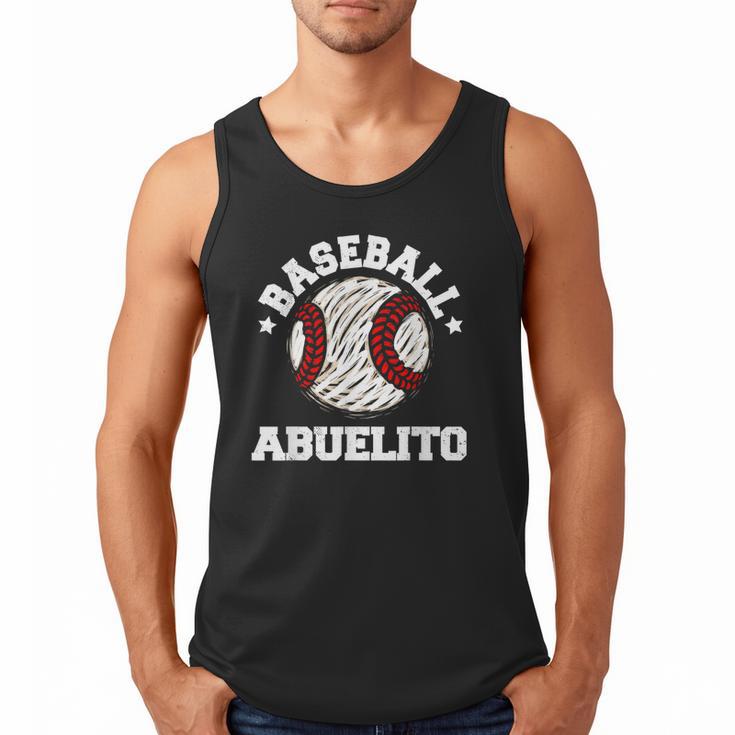 Baseball Abuelito Distressed Vintage Grandpa Game Day Men Tank Top