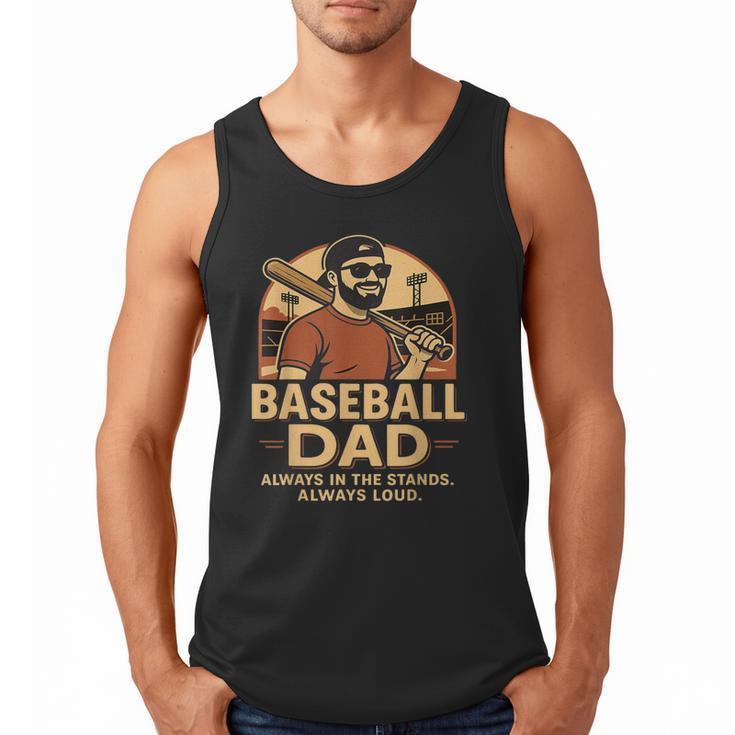 Baseball Dad – Always In The Stands Always Loud Retro Men Tank Top