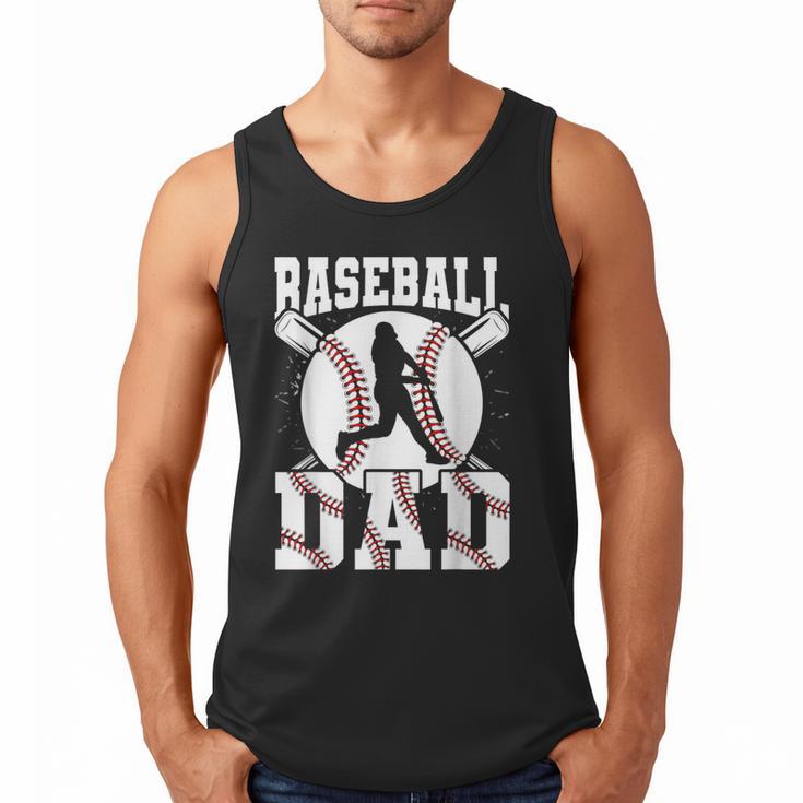 Baseball Dad Apparel Dad Baseball Father's Day Men Tank Top