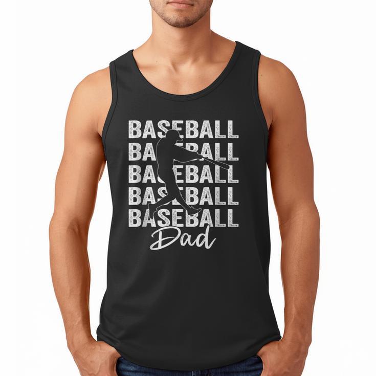 Baseball Dad Baseball Bat Sports Father's Day Men Men Tank Top