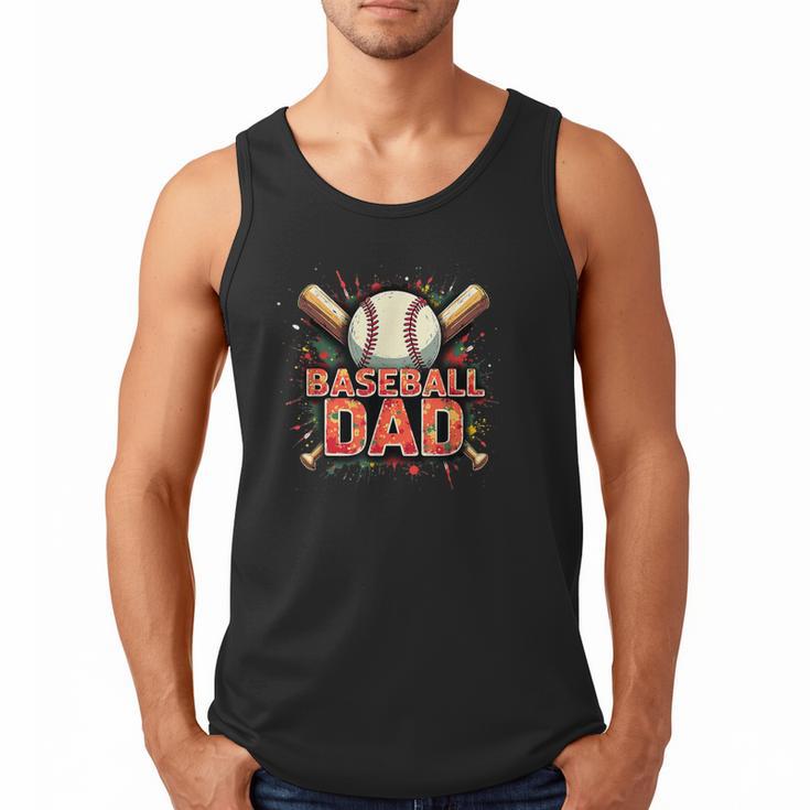 Baseball Dad Camouflage Tee For Proud Fathers Men Tank Top