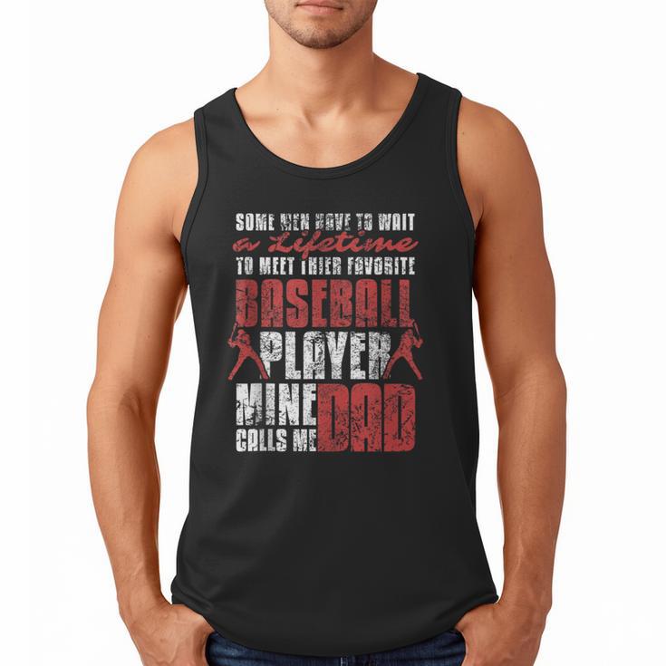 Baseball Dad Cute Love Sports Pitcher Catcher Baseball Men Tank Top
