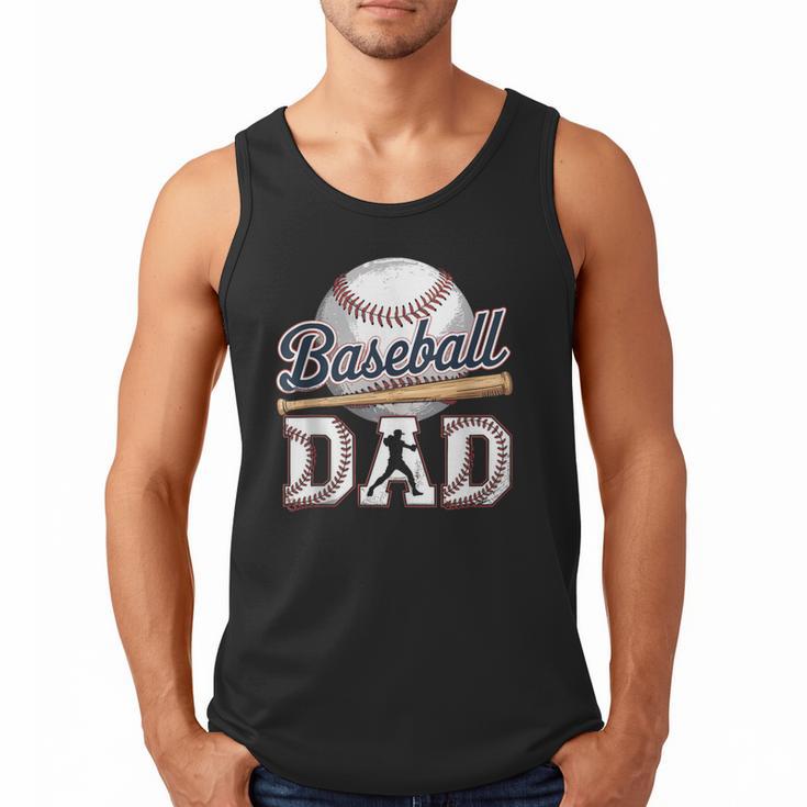 Baseball Dad Father's Day Sports Baseball Lover Men Tank Top