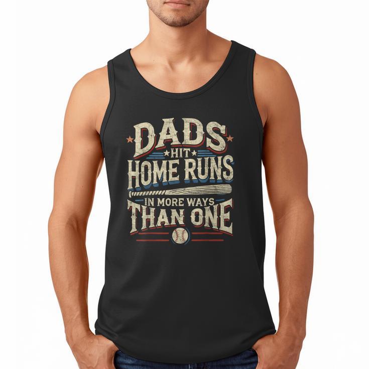 Baseball Dad Men Dads Hit Home Runs In More Ways Than One Men Tank Top Baseball Dad Men Dads Hit Home Runs In More Ways Than One Men Tank Top