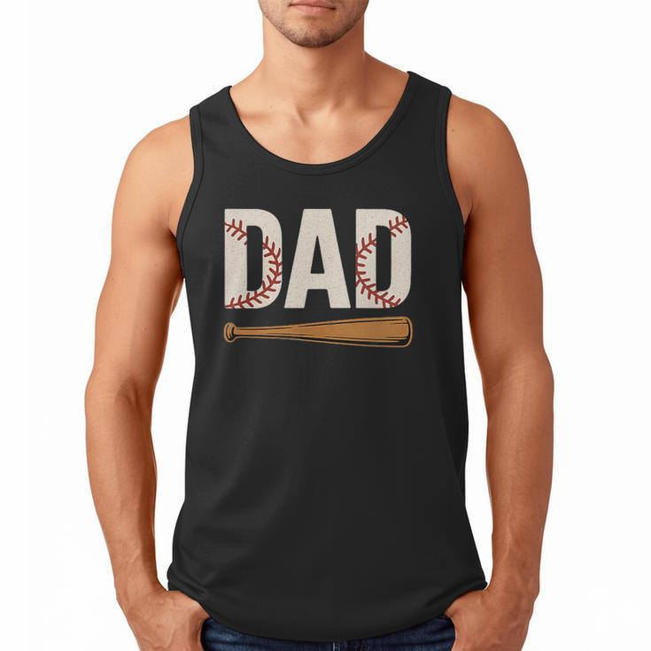 Baseball Dad Novelty Sports Love Fathers Day Men Tank Top