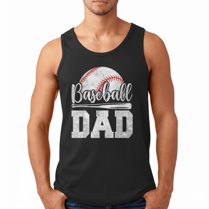Baseball Dad Baseball Player Game Day Father's Day Men Tank Top