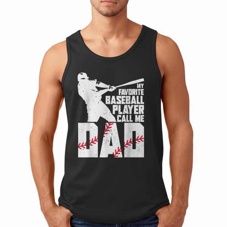 Baseball Dad Shirt Baseball Dad Fathers Day Men Tank Top