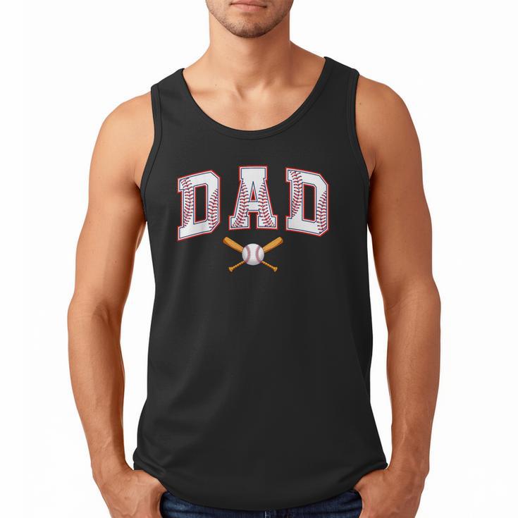 Baseball Dad Shirt Baseball Player Game Day Father's Day Men Tank Top