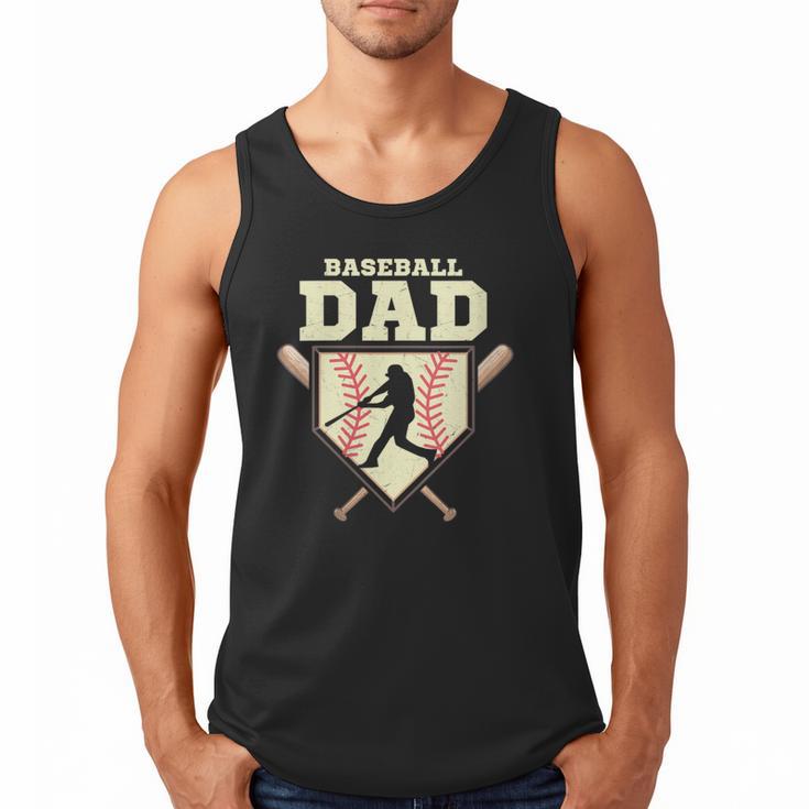 Baseball Dad Sport Fan Father Men Tank Top