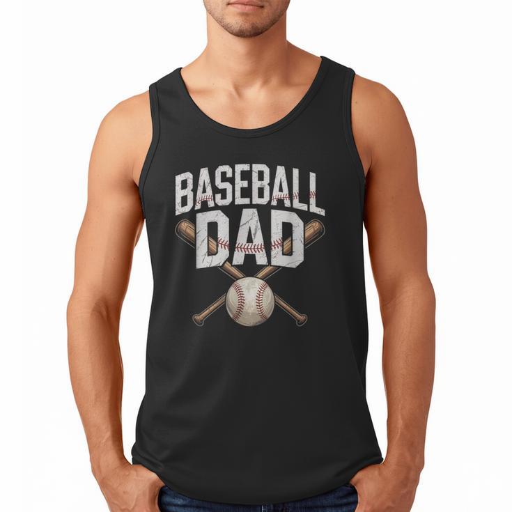 Baseball Dad Sport Father Outfit For Proud Papa Men Tank Top Baseball Dad Sport Father Outfit For Proud Papa Men Tank Top