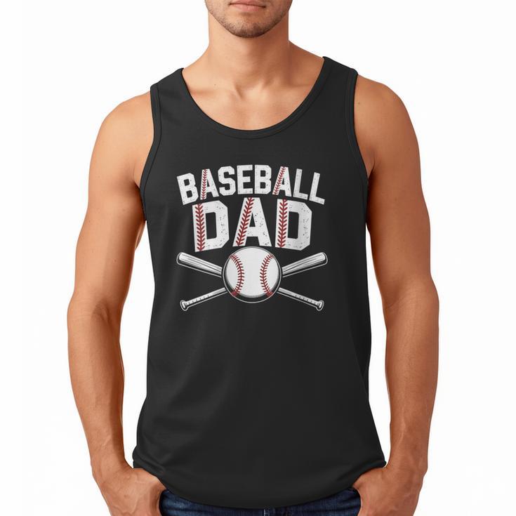Baseball Dad Tees For Men Boys Kid Happy Fathers Day Men Tank Top