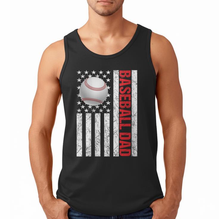 Baseball Dad USA American Flag Patriotic Dad 4th Of July Men Tank Top Baseball Dad USA American Flag Patriotic Dad 4th Of July Men Tank Top