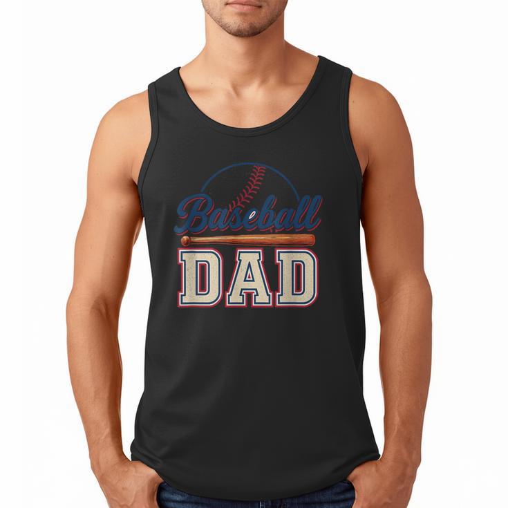 Baseball Dad Vintage Sports For Proud Fathers Men Tank Top