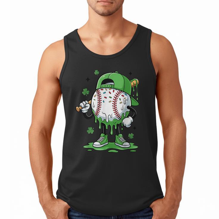 Baseball Drip For Boys Ice Cream Drip Baseball Player Men Tank Top