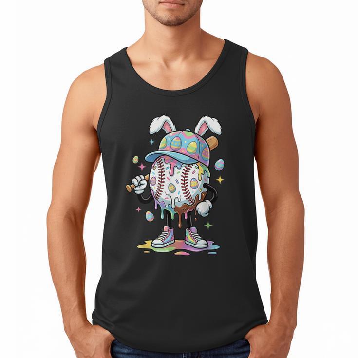 Baseball Drip Ice Cream Apparel Youth Boy Easter Day Men Tank Top