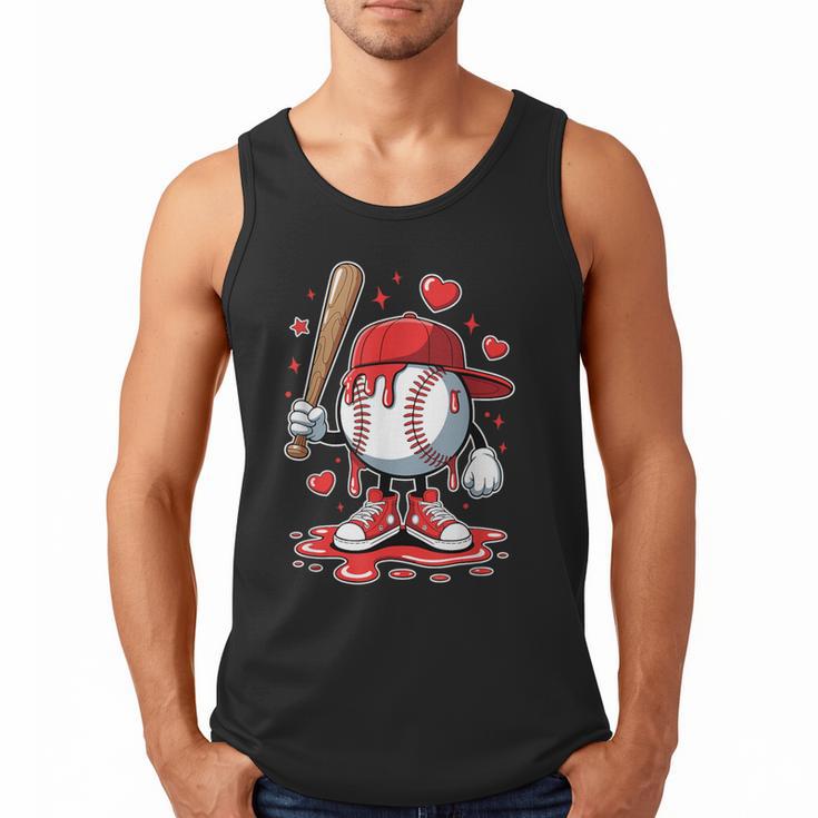 Baseball Drip Icecream Apparel Youth Boy Valentine Men Tank Top