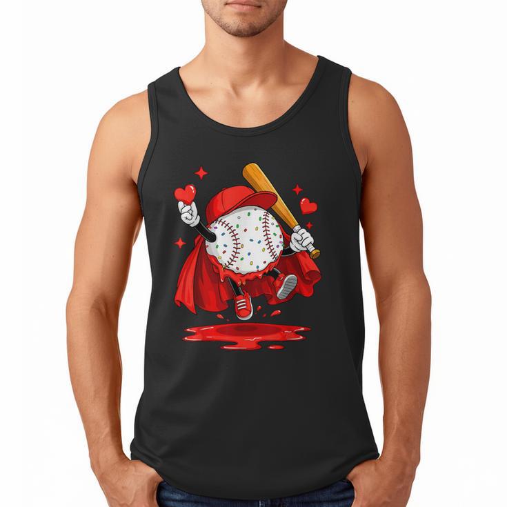Baseball Drip Icecream Youth Boy Valentine Men Tank Top
