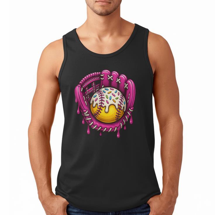 Baseball Drip Pink Glove Respect The Drip Youth Boys Girls Men Tank Top