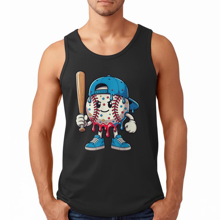 Baseball Drippy Style Apparel For Boys Youth Cool Baseball Men Tank Top