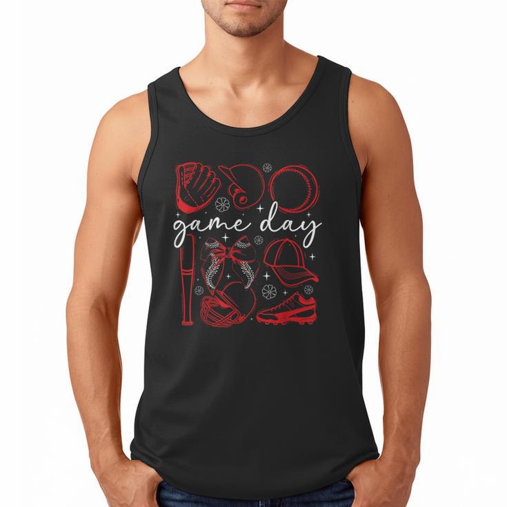 Baseball Game Day Coquette Game Day Baseball Men Tank Top Baseball Game Day Coquette Game Day Baseball Men Tank Top