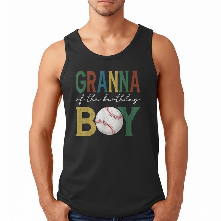 Baseball Granna Of The Birthday Boy Family Matching Men Tank Top
