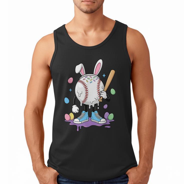 Baseball Ice Cream Drip Youth Boys Cute Easter Sports Men Tank Top