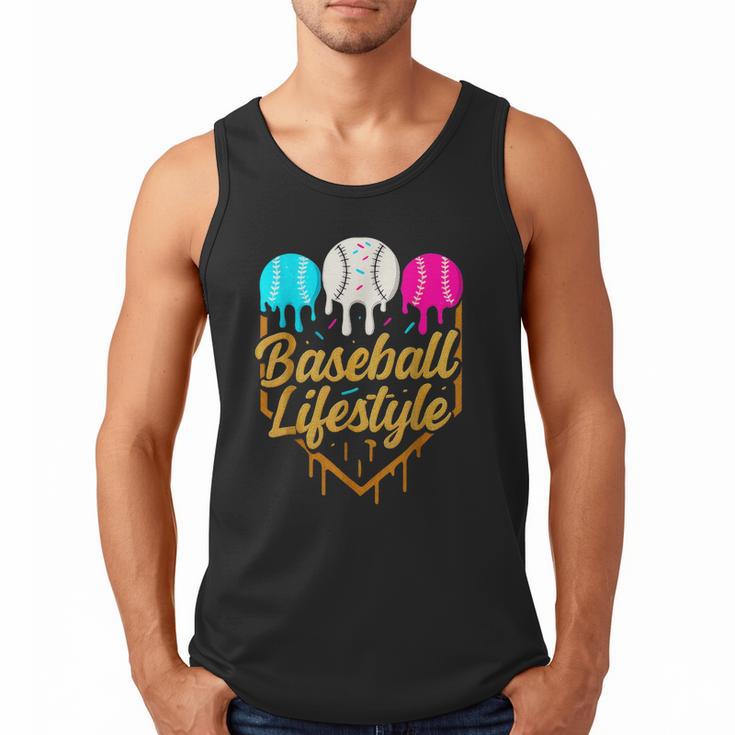 Baseball Lifestyle Baseball Drip Icecream Men Tank Top