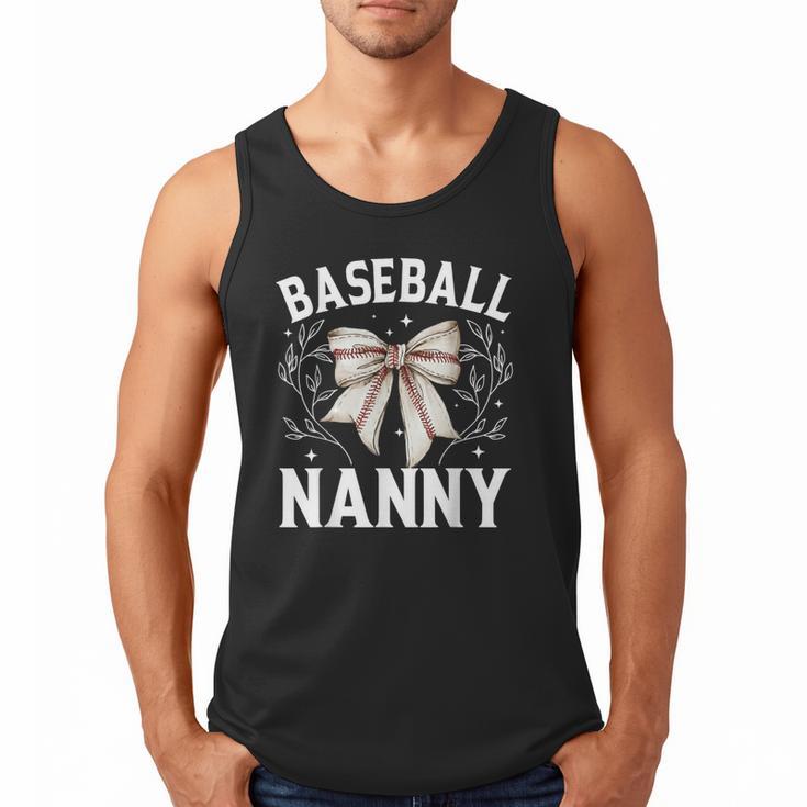 Baseball Nanny Baseball Coquette Bow Men Tank Top